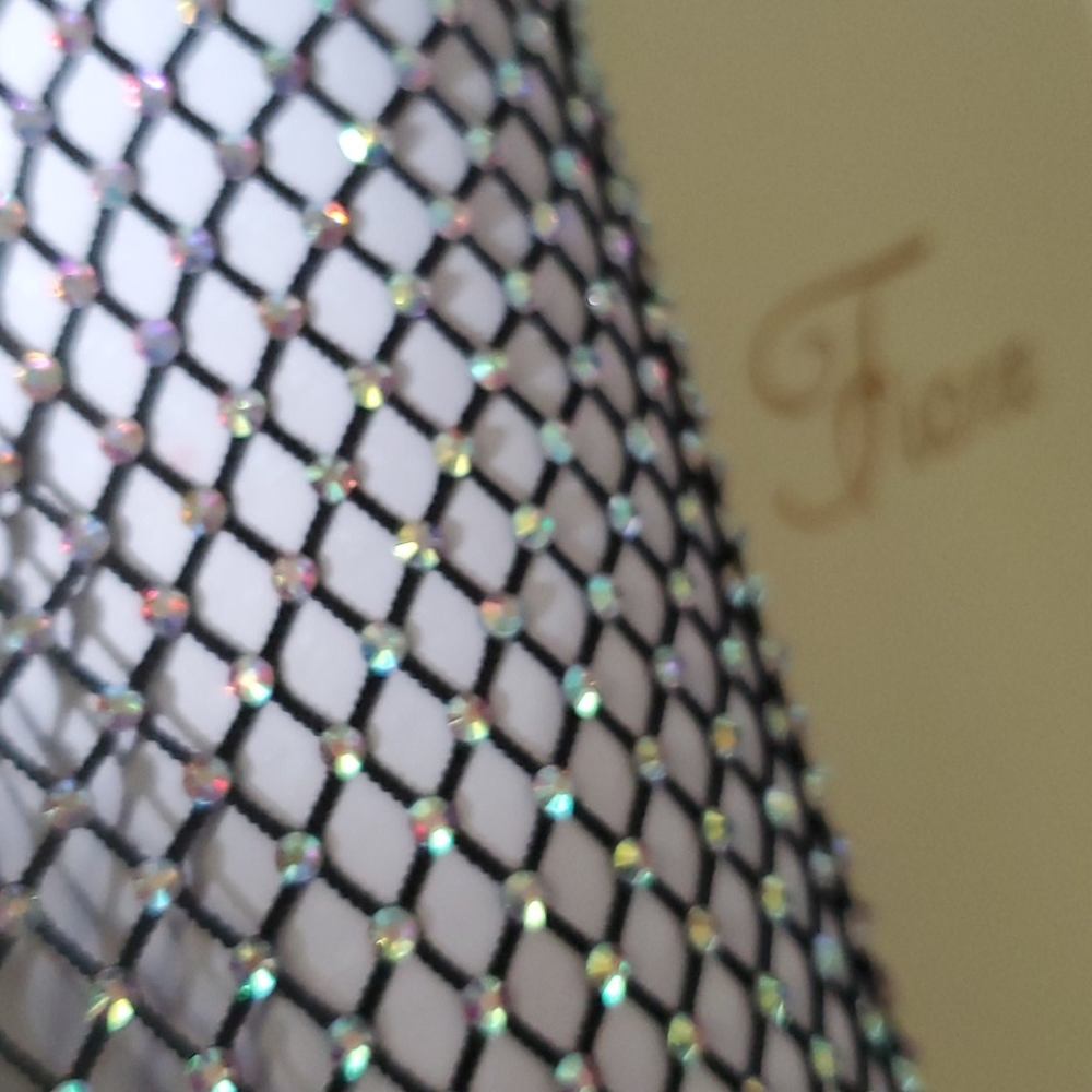 Fishnet Stiletto Sandals - Picture 4 of 13